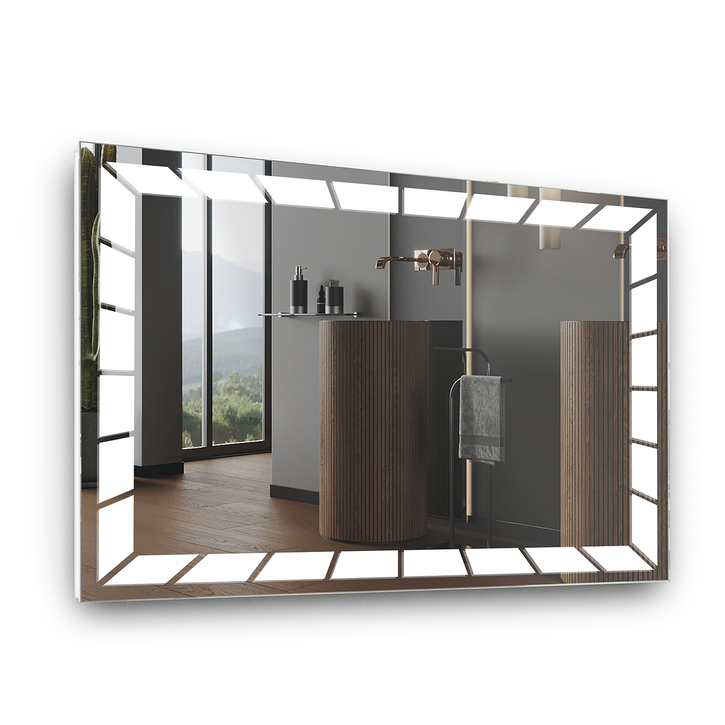 Дзеркало StudioGlass BARTON з підсвіткою прямокутне