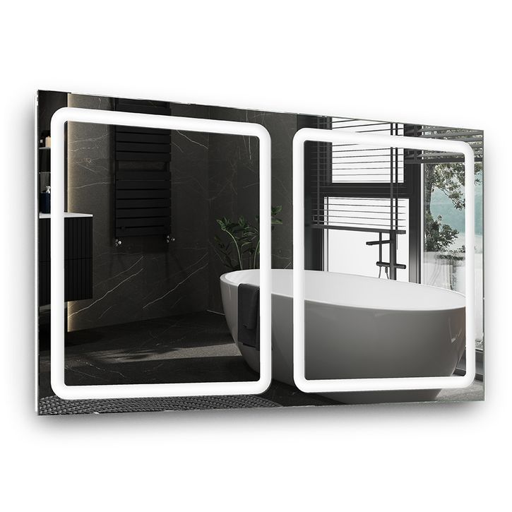 Дзеркало StudioGlass TWIN з підсвіткою прямокутне